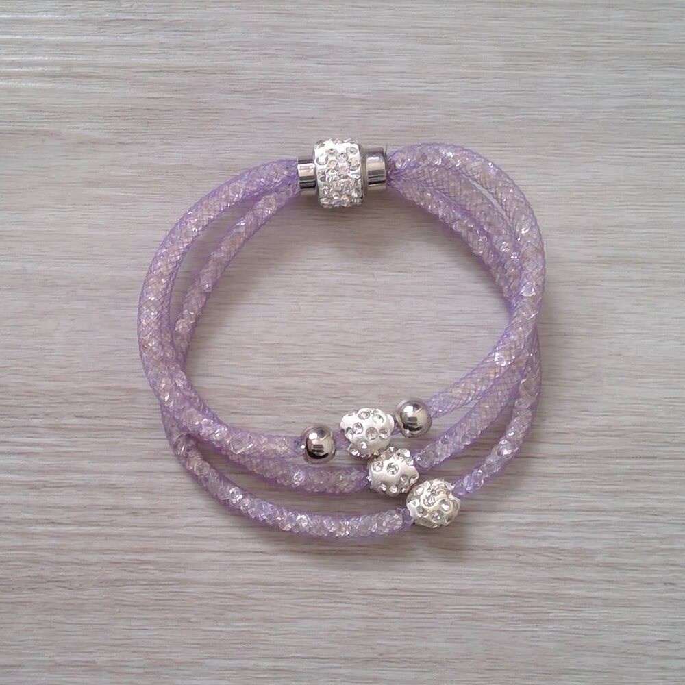 Purple Sparkle Bracelet